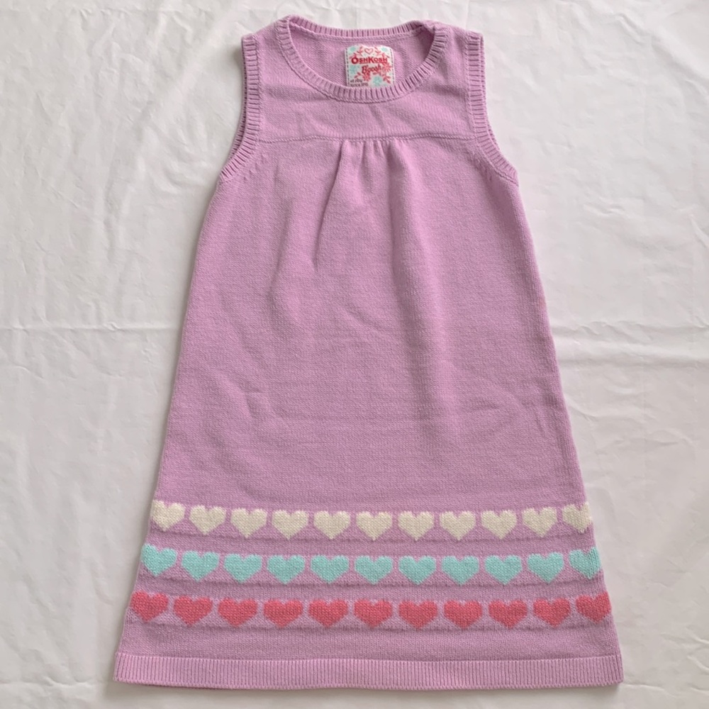 OSH KOSH B’gosh sweater dress.  Girls size 6 in lavender